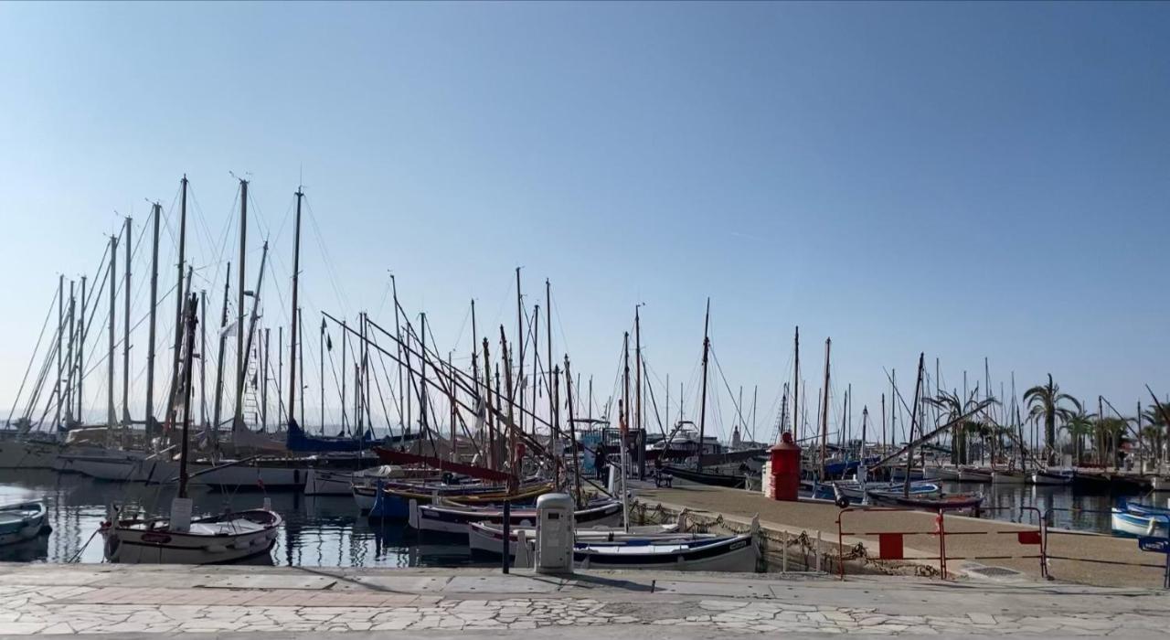 Les Nuits Etoilees, Studio Terrasse Apercu Mer, Tres Lumineux, Ac, 100M Du Port Sanary Kültér fotó